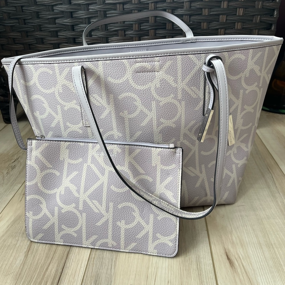 Calvin Klein purple Tote Bag Set